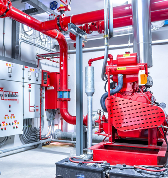 تركيب نظام مكافحة حريق متكامل